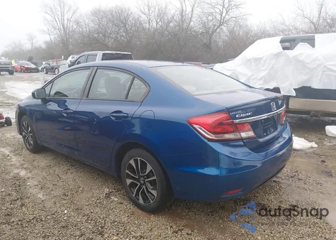 2014 Honda Civic Ex z USA, uszkodzony, nr VIN 19XFB2F81EE030877